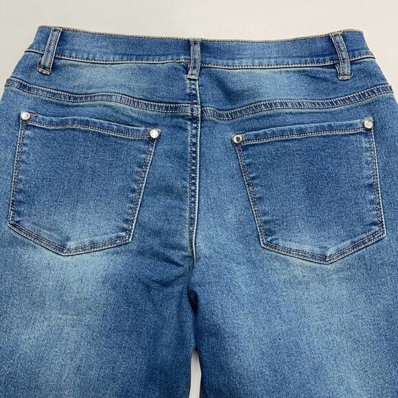 VENUS Women’s 4S Skinny Ankle Jeans Rhinestone - Picture 2 of 4